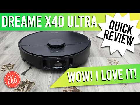 Dreame X40 Ultra Robot Self-Emptying Vacuum & Mop Quick REVIEW  MUST WATCH AMAZING!!