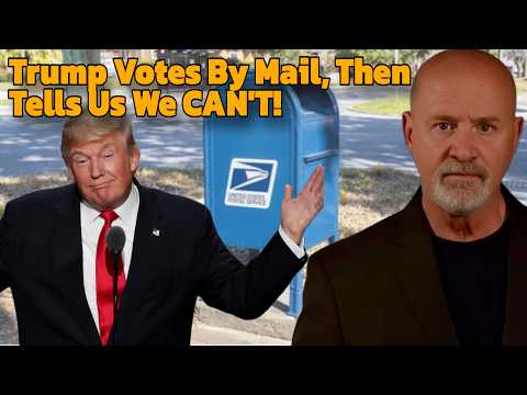 Trump Votes By Mail, Then Tells Us We CAN'T Vote By Mail!