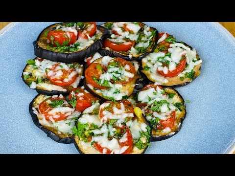 Easy Cheesy Eggplant Appetizer | Perfect for Christmas Parties!😋