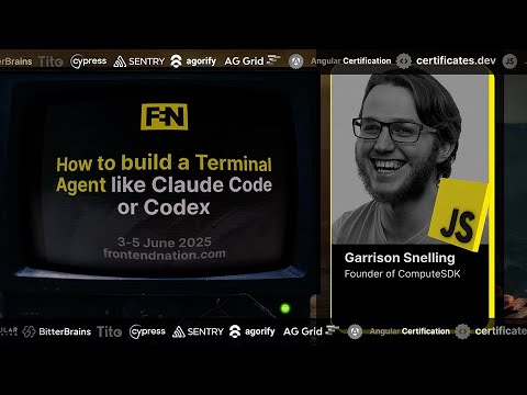 Frontend Nation 2025: How to build a Terminal Agent like Claude Code or Codex by Garrison Snelling
