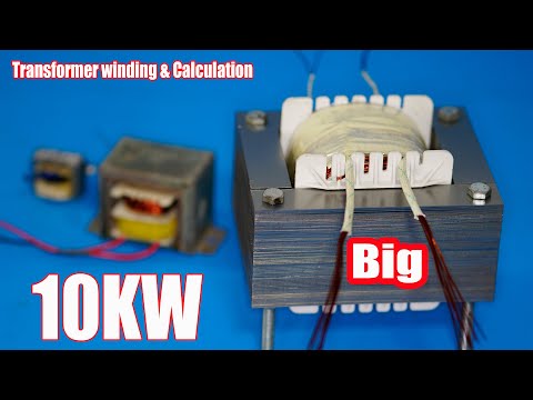 Big Transformer winding and calculation for 10KW inverter
