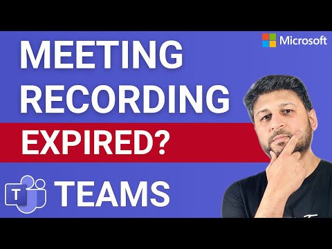 How to Retrieve Expired Teams Meeting Recording 🤔