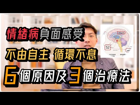 情緒病： 負面感受不由自主,循環不息? ｜抑鬱症為何負面思想停不了？｜焦慮症為何心不由己？｜強逼症驚恐症為何失控不安? （中文字幕）