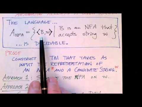 Lecture 32/65: Decidability and Decidable Problems