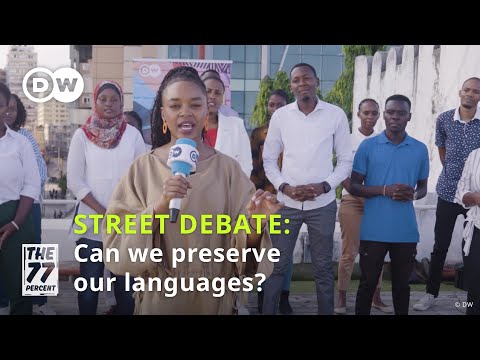 Street Debate: Is it time to promote African languages?│DW The 77 Percent