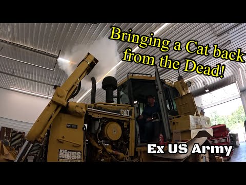 Did my gamble pay off buying this low hour Ex US ARMY Cat D6R inoperative bulldozer?