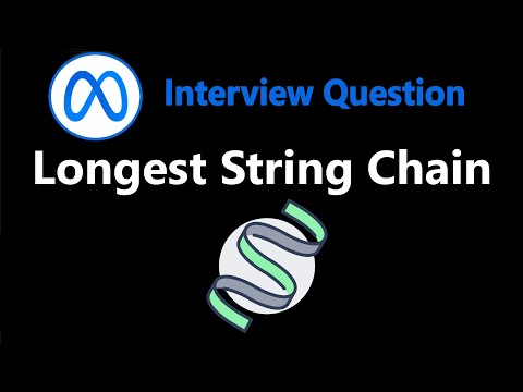 Longest String Chain - Leetcode 1048 - Python