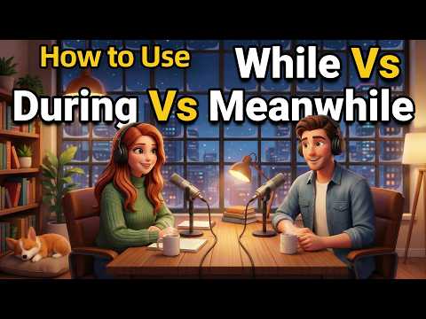 How to Use WHILE, DURING, and MEANWHILE in Everyday English | Daily English Conversations