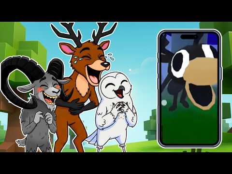 Try not to laugh in 99 Nights in the Forest😂