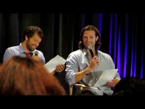Jared Padalecki and Misha Collins at New Jersey Con Full length!