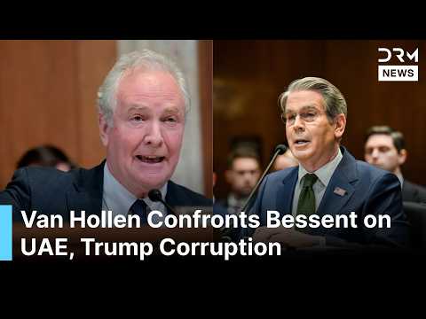 “Are You Aware?” — Sen. Van Hollen Grills Treasury Chief Bessent Over Trump Deals With UAE | AC1G