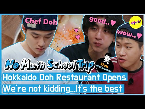 [No math school trip] Hokkaido Doh Restaurant Opens 👩‍🍳We're not kidding...It's the best!! (ENG)