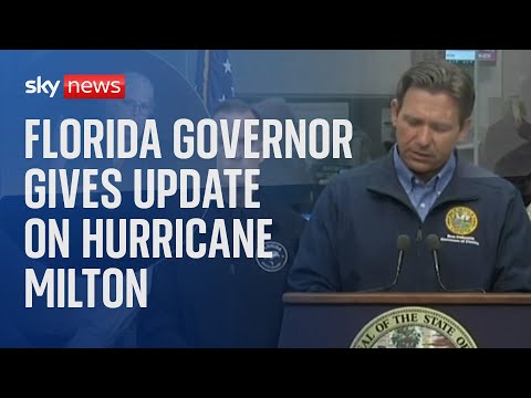 Florida Governor gives update on Hurricane Milton