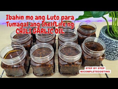 SEKRETO KO SA CHILI GARLIC OIL PARA TUMAGAL ANG SHELF LIFE | Tipid Tips atbp
