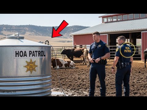 HOA ‘Officers’ Drained My Livestock Water Tanks — Didn’t Know I’m the Sheriff!