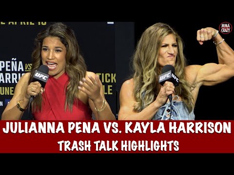Julianna Pena vs  Kayla Harrison Trash Talk Highlights UFC 316