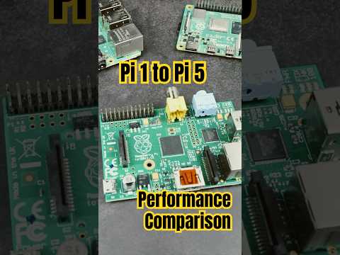 Raspberry Pi Ultimate Performance Comparison: Pi 1 to Pi 5 #raspberrypi5 #techtok #raspberrypi
