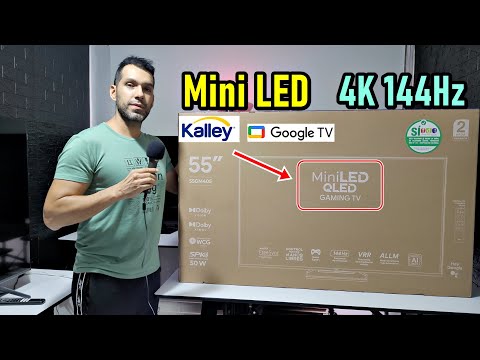 Kalley Mini LED QLED 55GM405 / Smart TV 4K / 144Hz Google TV