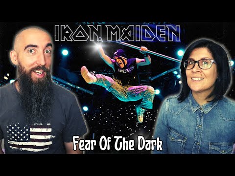 Iron Maiden - Fear Of The Dark (REACTION) with my wife