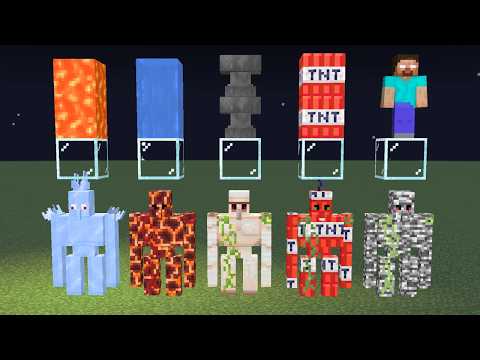 which minecraft golem will survive?