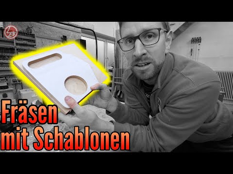 Kopieren mit der Oberfräse | Kopierhülse und Schablone fertigen