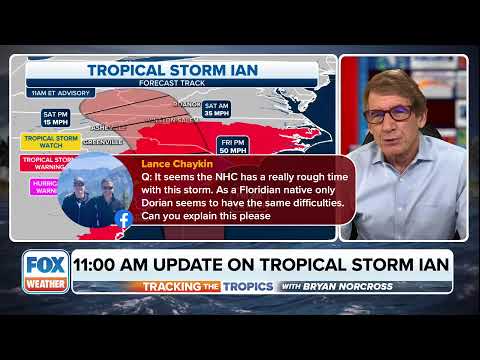 11:00 UPDATE ON TROPICAL STORM IAN