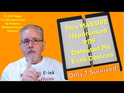 Only 1 E-Ink Device Passed This Brutal PDF Test!  Remarkable, ViWoods, Supernote, Boox, Kindle