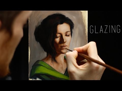 Glazing : Oil painting techniques - step by step demonstration
