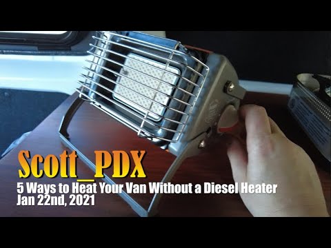 5 Ways to Heat your Van Without a Diesel Heater