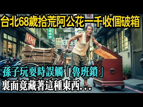 台北萬華68歲老人花1000元買回舊木箱，孫子玩耍時誤觸「魯班鎖」，打開後全家人都嚇傻了……裡面竟藏著這種東西！#原創#情感#民間故事#真實故事#中老年生活 #台灣