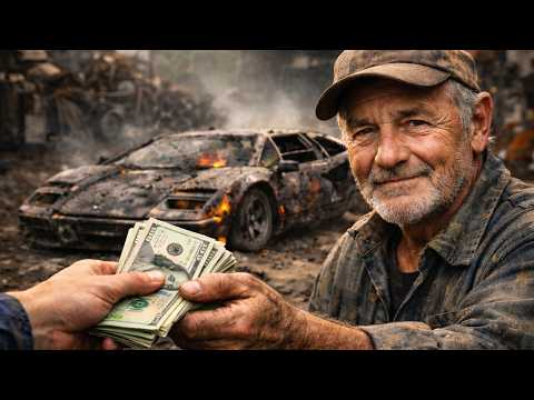 Crash & Burnt Lamborghini Countach Revival: Fixing Massive Wreck Damage, Engine Fire, Hidden Secrets