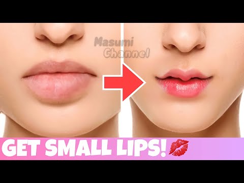 Get Small Heart Shaped Lips With This Exercise! 💋 | Fix Big Lips, Sagging Jowls