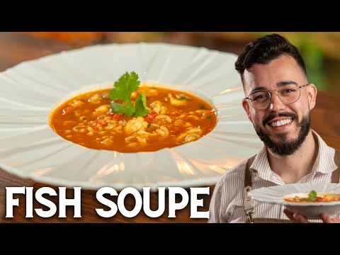 the MOST FLAVORFUL FISH SOUP EVER (Portuguese Style)