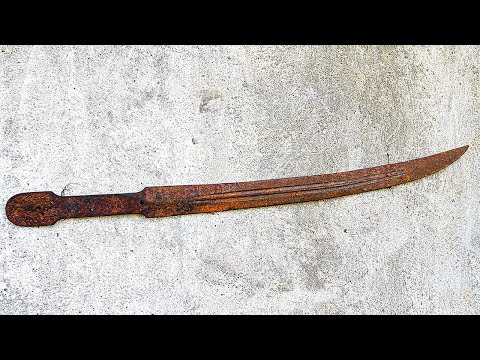 Restoration Old Bebut Curved Soldiers Dagger