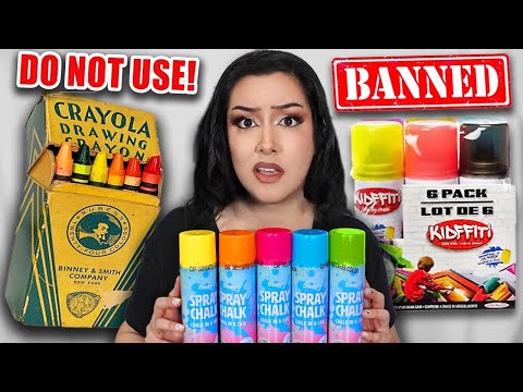 I Tested Art Supplies That Were BANNED...