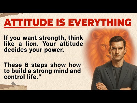 Attitude Is Everything - Become A Powerful Person 🔥 | Improve English Fluency | Graded Reader