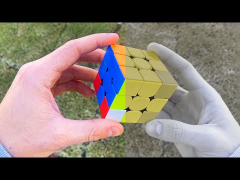 Colorblind solving Rubiks Cube but YOU'RE colorblind too