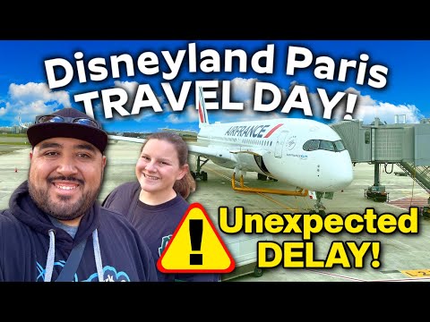 Our First Trip to Paris Takes an Unexpected Turn! | Flying Air France to Disneyland Paris!