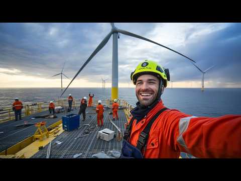 How Offshore Wind Farm Crew Survives Weeks Away From Land