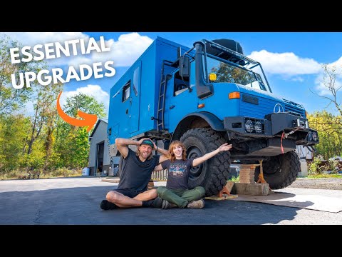 Prepping the Unimog for Next Adventure: DIY Starlink Mini Roof Mount, Maintenance & More!