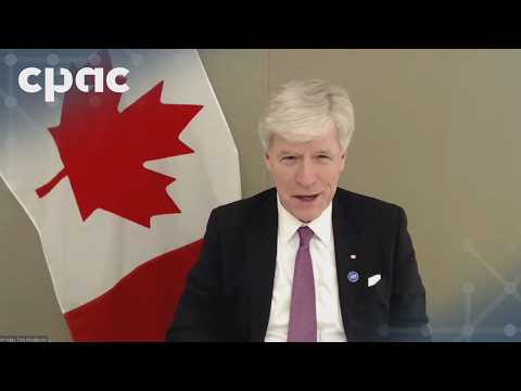 Energy Minister Tim Hodgson holds a news conference from Paris – February 19, 2026