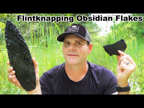Flintknapping Flakes - How To Easily Make The Sharpest Blades In The World - Survival Skills.