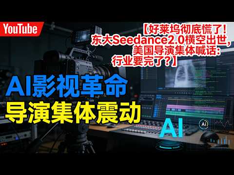 中国Seedance2.0引爆全球，美国导演集体喊话：好莱坞要完了？#Seedance2.0#好莱坞AI危机#中国AI崛起#一人即剧组#AI影视时代#字节跳动新科技#Seedance2.0实测#影视