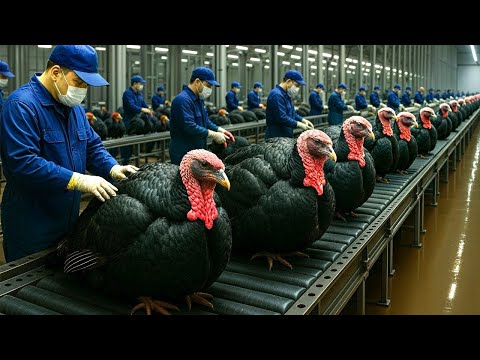 Cómo Se Hace el Pavo Navideño 🦃 | Revelamos la Línea de Producción en la Mega Fábrica 🏭