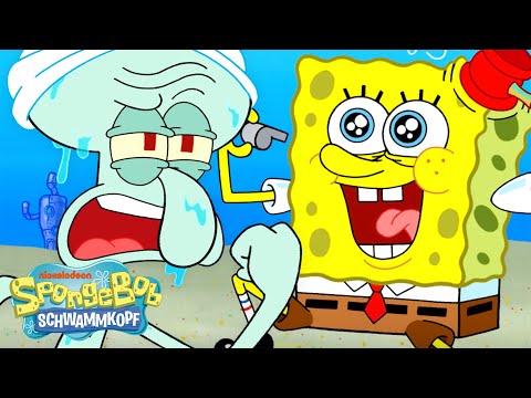 SpongeBob ruiniert Thaddäus’ Tag für 30 Minuten geradeaus 😤 | SpongeBob Schwammkopf