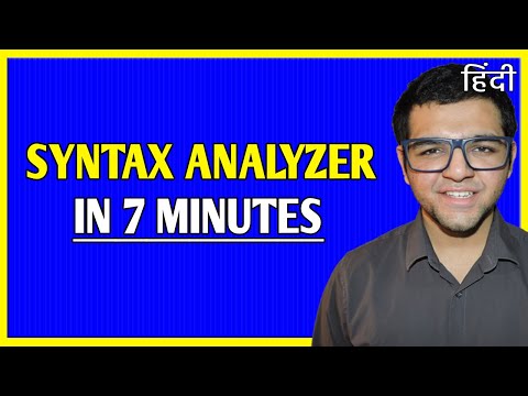Syntax Analysis in Compiler Design in Hindi