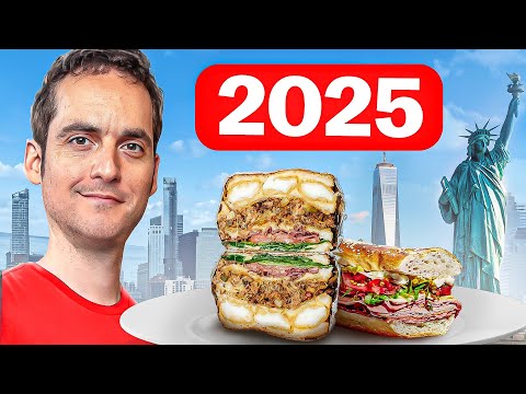 COMPLETE NYC Iconic Food Guide 2025 (Pastrami, Deli Sandwiches,Burgers,Bagels, and Hot Dogs!)