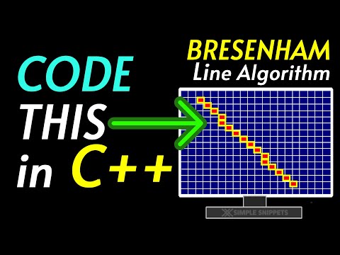 Bresenham Line Drawing Algorithm in C++ | Computer Graphics Tutorial (Part 2 with Code)