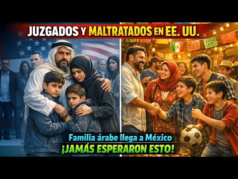 Al llegar a México, una familia ÁRABE tiene la mayor sorpresa de sus vidas ¡jamás esperaron esto!