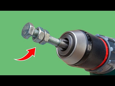 Just insert the bolt into the Drill and see what billions of people don't even imagine will happen!!